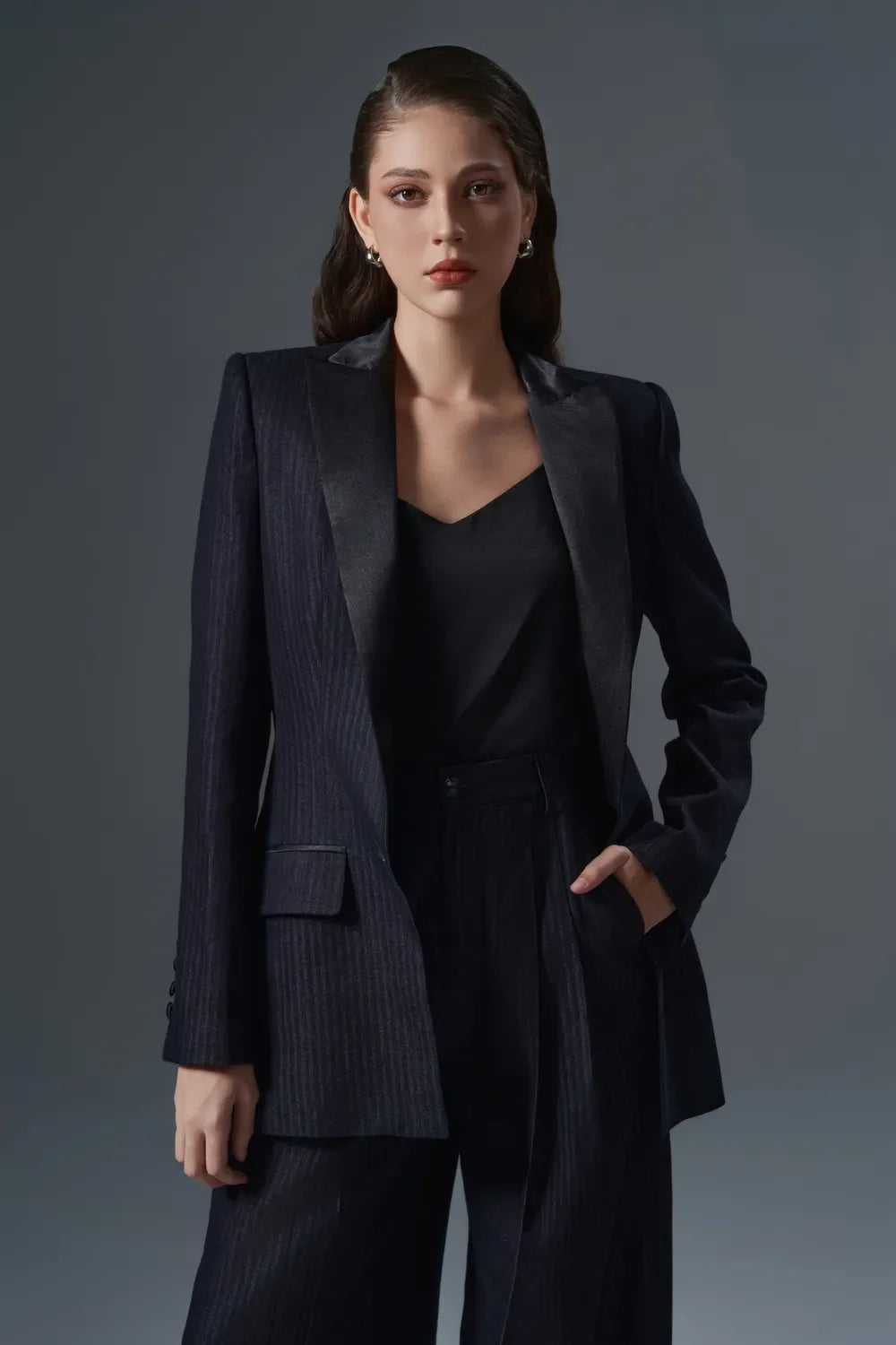 Áo Blazer Đỉnh Nhọn Lấp Lánh