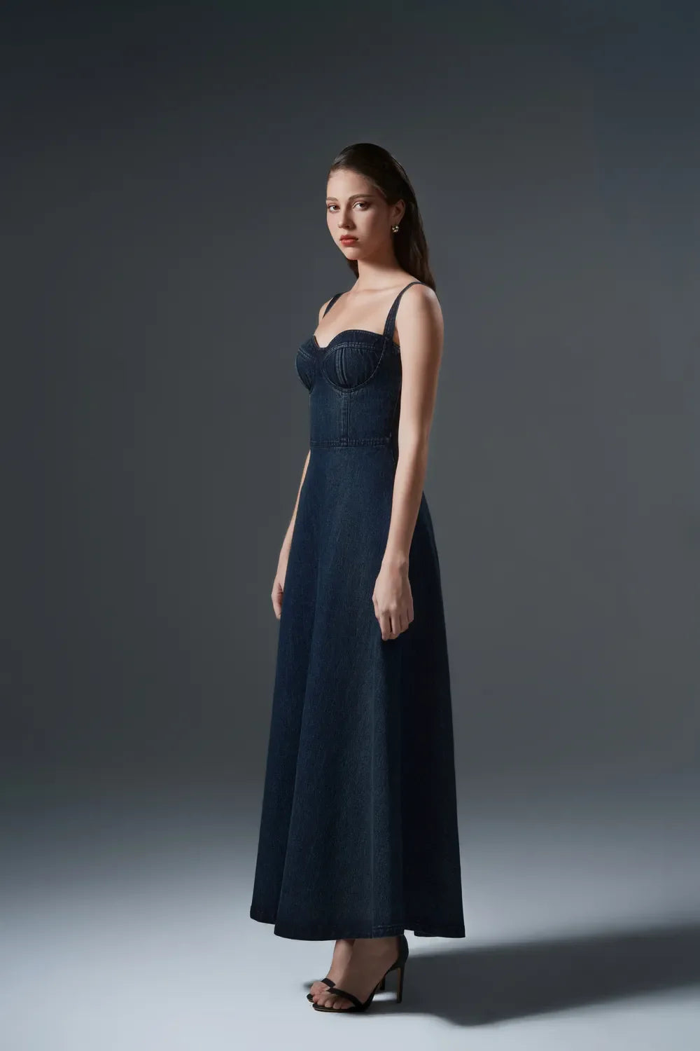 Đầm Xòe Chữ A Dây Áo Cúp Ngực